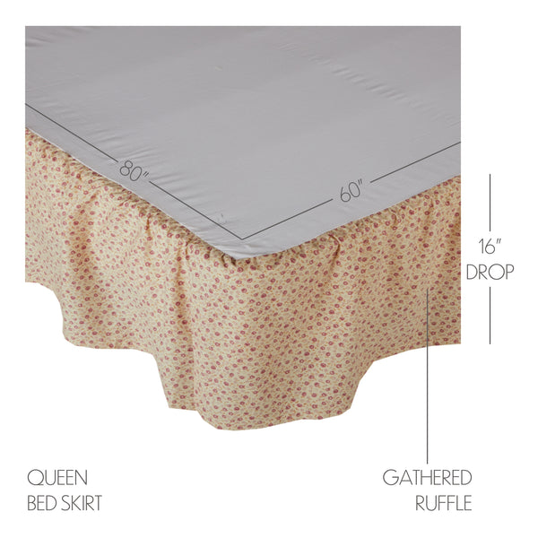 Camilia Queen Bed Skirt 60x80x16