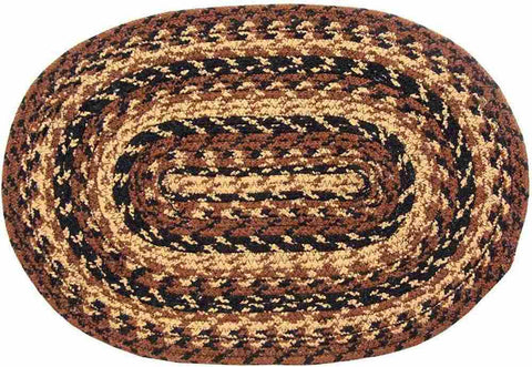 Cappuccino Braided Oval Placemat