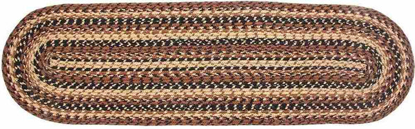 Cappuccino Braided Oval Runner