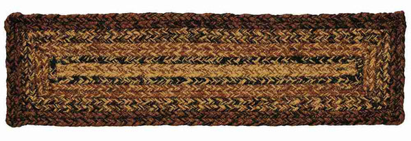 Cappuccino Braided  Stair Tread Rectangle 8 x 28 in.