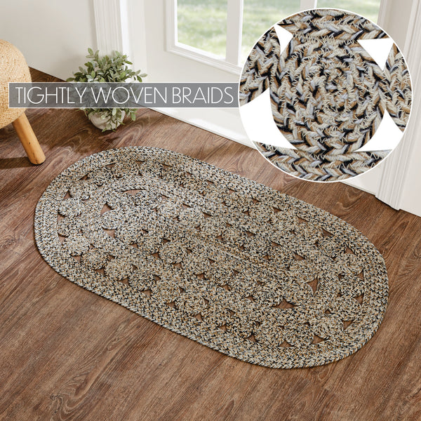 Celeste Blended Pebble Indoor/Outdoor Rug Oval 27x48