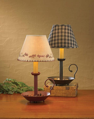 The Black Chamberstick Lamp Base has the following specifications: