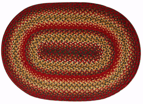 Cider Barn Braided Jute Rug Oval 20 x 30 in.