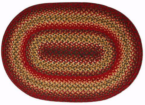 Cider Barn Braided Jute Rug Oval 20 x 30 in.