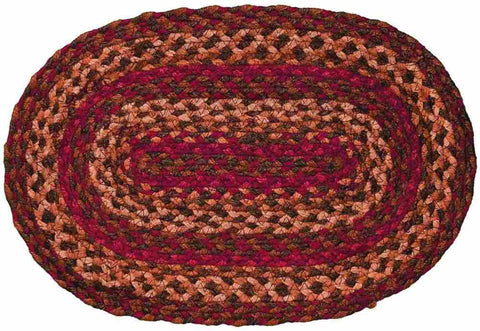 Cinnamon Braided Oval Placemat
