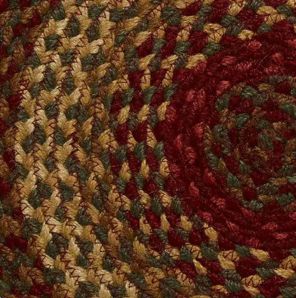 Cinnamon Braided Jute Closeup