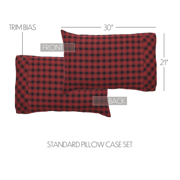 Cumberland Standard Pillow Case Set of 2 21x30
