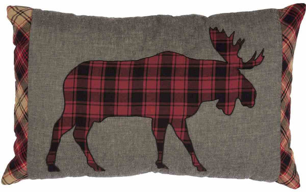 Cumberland Moose Applique Pillow 14x22