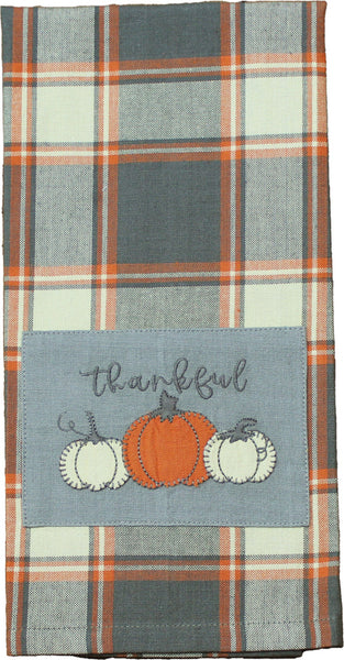 F Fall Sky Thankful Towel