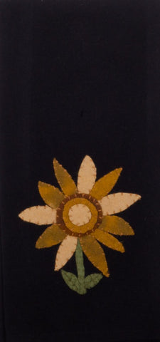 The Black Sunflower Power Towel is made of cotton and measures 18" x 28". Visit website for FREE s/h & discount offers. Primitive Country Farmhouse.
