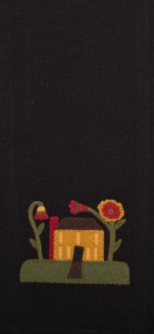 Our Black Homecoming towel is made of cotton with an elegant design. This is a 18 Inch x 28 Inch towel. The unique design lends a distinctive touch. Visit website for FREE s/h & discount offers. Primitive Country Farmhouse.