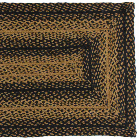 Ebony Braided  Rug Rectangle 20 X 30 in.
