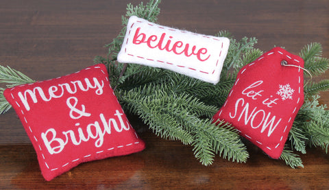 Winter Fill Set of 3