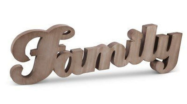 Family Metal Wall Sign Country Primitive Farmhouse