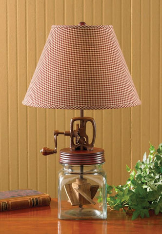 Butter Churn Lamp Base (Shade sold separate)