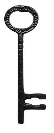  Our Cast Iron Skeleton Key is a great addition to any primitive or rustic country home decor! This key measures 5".