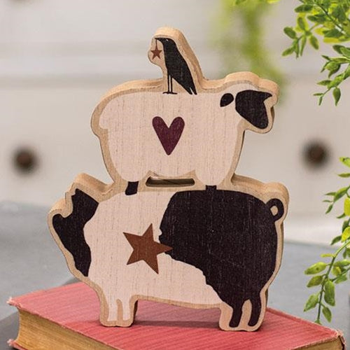 Spring Animal Stack Chunky Primitive Animal Stack - Allyson’s Place | Primitive Home Décor