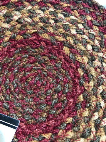 Cinnamon Braided  Trivet 8 in. set/4