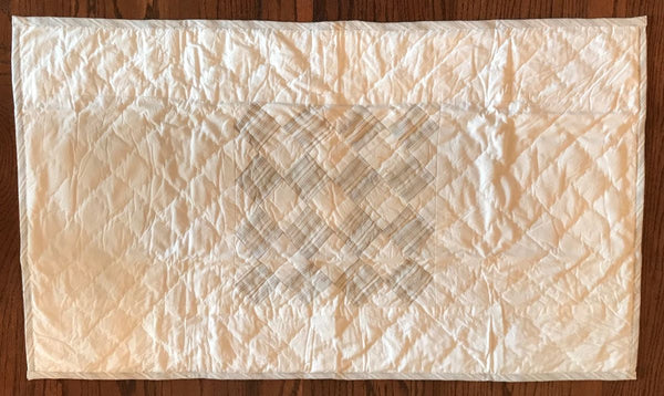 Hudson King Sham Light Blue, Brown and Tan