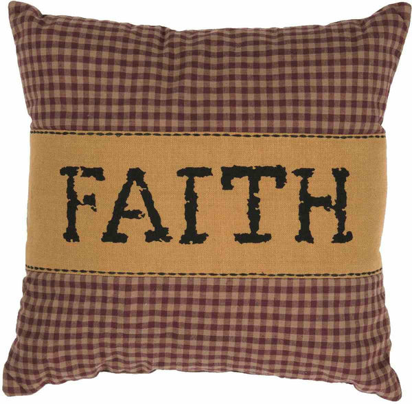 Heritage Farms Faith Pillow 12x12