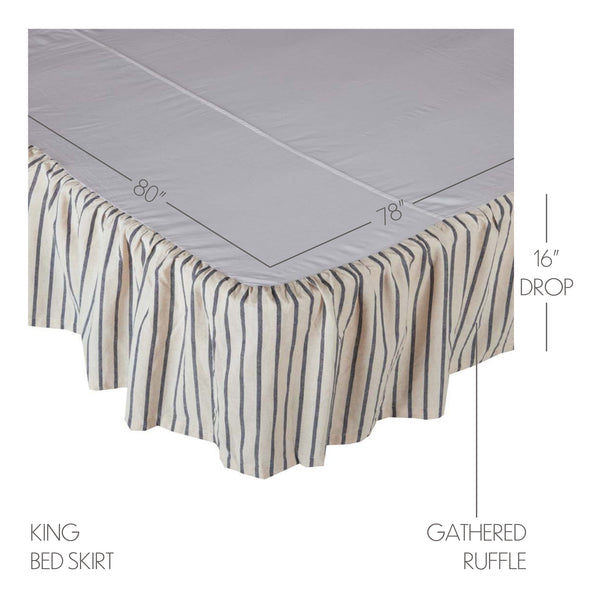 Kaila King Bed Skirt 78x80x16