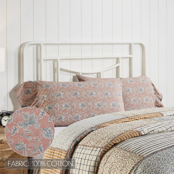 Kaila Ruffled King Pillow Case Set of 2 21x36+8