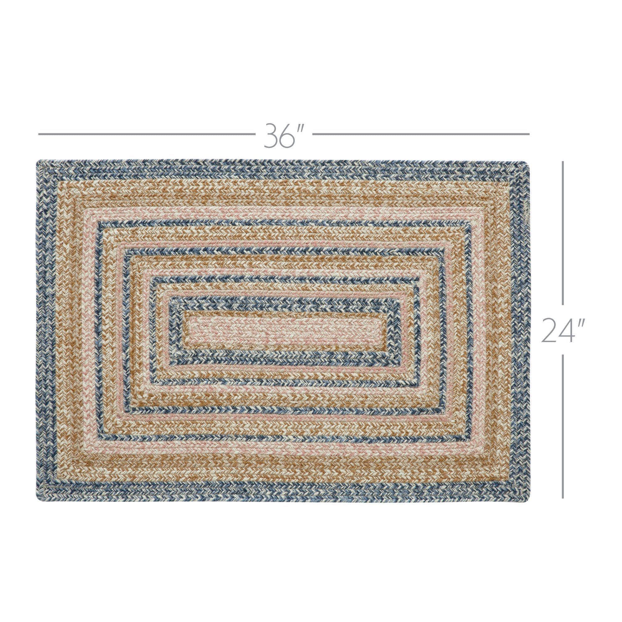 24x35 Rug Kaila Jute Rug Rect 24x36 - Allyson’s Place | Primitive Home Décor