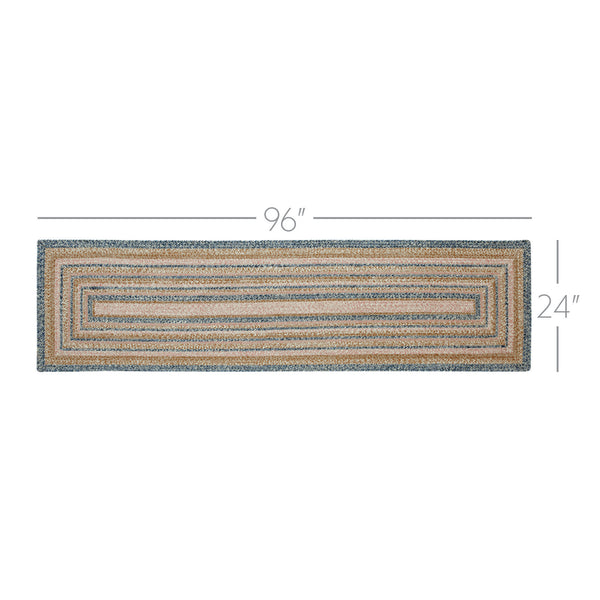 Kaila Jute Rug/Runner Rect w/ Pad 24x96