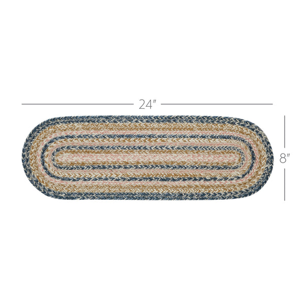 Kaila Jute Oval Runner 8x24