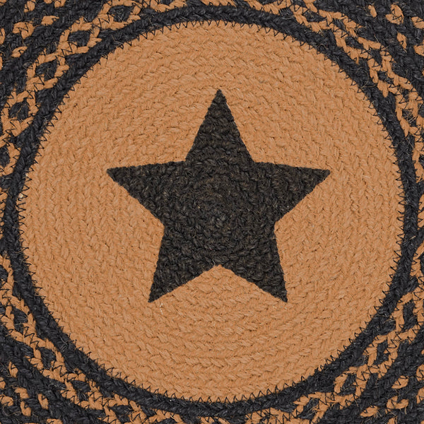 Farmhouse Jute Trivet Stencil Star 15