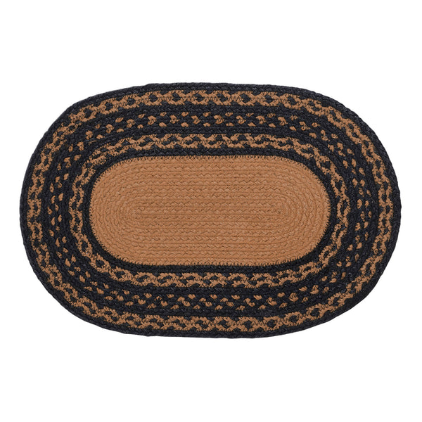 Farmhouse Jute Placemat Stencil Stars 10x15