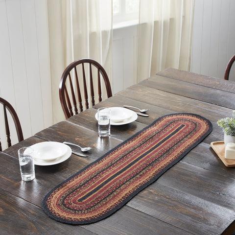 Heritage Farms Jute Oval Runner 13x48