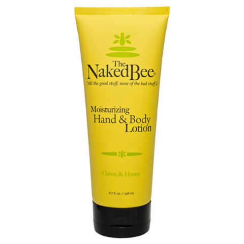 Naked Bee Citron & Honey lotion has certified organic aloe vera and sunflower seed oil and is rich in antioxidants. It is made with honey and hyaluronic acid to soften, heal, and promote healthy skin. Visit website for FREE s/h & discount offers. 