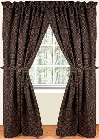 Lover's Knot Jacquard Panels 63 in.