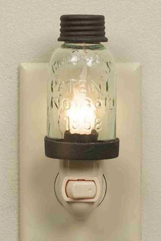 Mason Jar Night Light