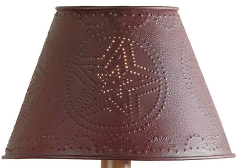 Metal Star 12" Shade Red 