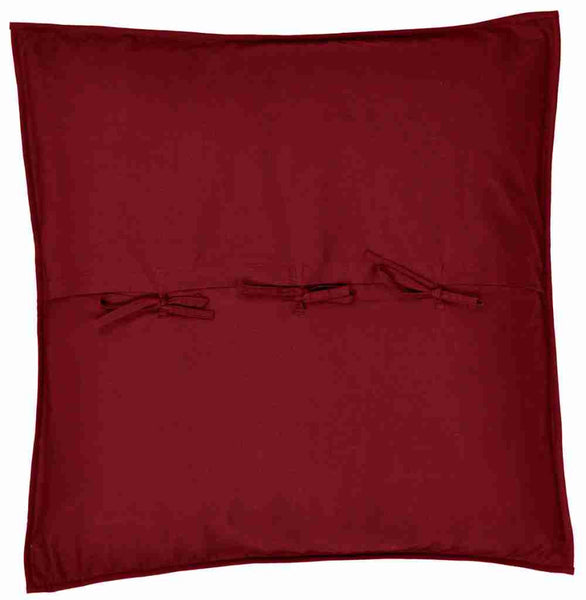 Ninepatch Star Quilted Euro Sham Reverse