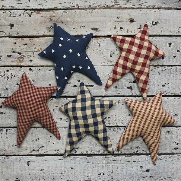 Freedom Fabric Stars set of 5 Bowl Filler
