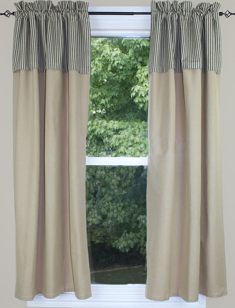 Clanton Black 63" Panels