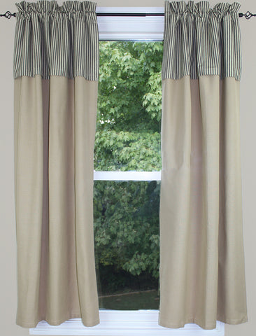Clanton Black 63" Panels