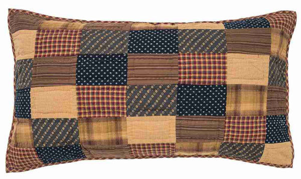 Patriotic Patch Luxury King Sham