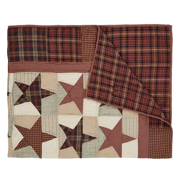 Abilene Star Quilted Throw 55x70