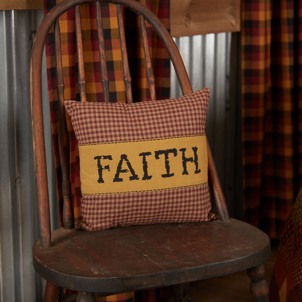 Heritage Farms Faith Pillow 12x12 Discontinued - Final Qtys