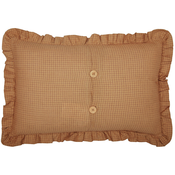 Small Burlap Heaven/Lake Pillow (8x8)