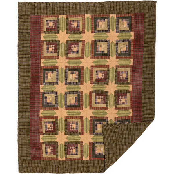 Tea Cabin Throw Quilted 60x50 - Allysons Place