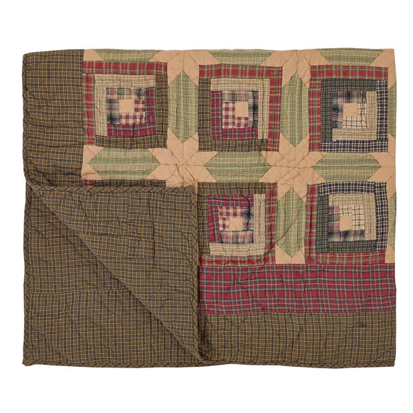 Tea Cabin Throw Quilted 60x50