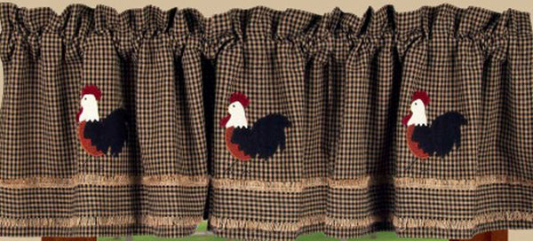 Rise and Shine Rooster Valance 