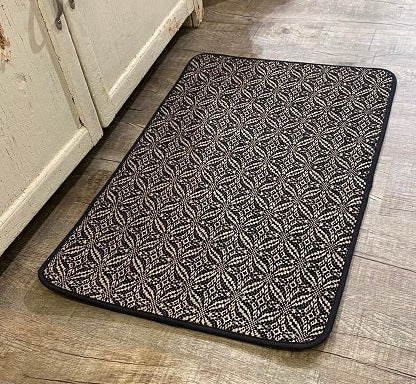 Windmill Black Floor Mat