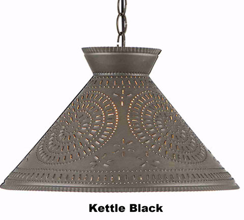 Roosevelt Shade Light with Chisel in Kettle Black Primitive Country, Primitive Country Farmhouse Style Lighting Window Home Bath Kitchen Décor & Accessories