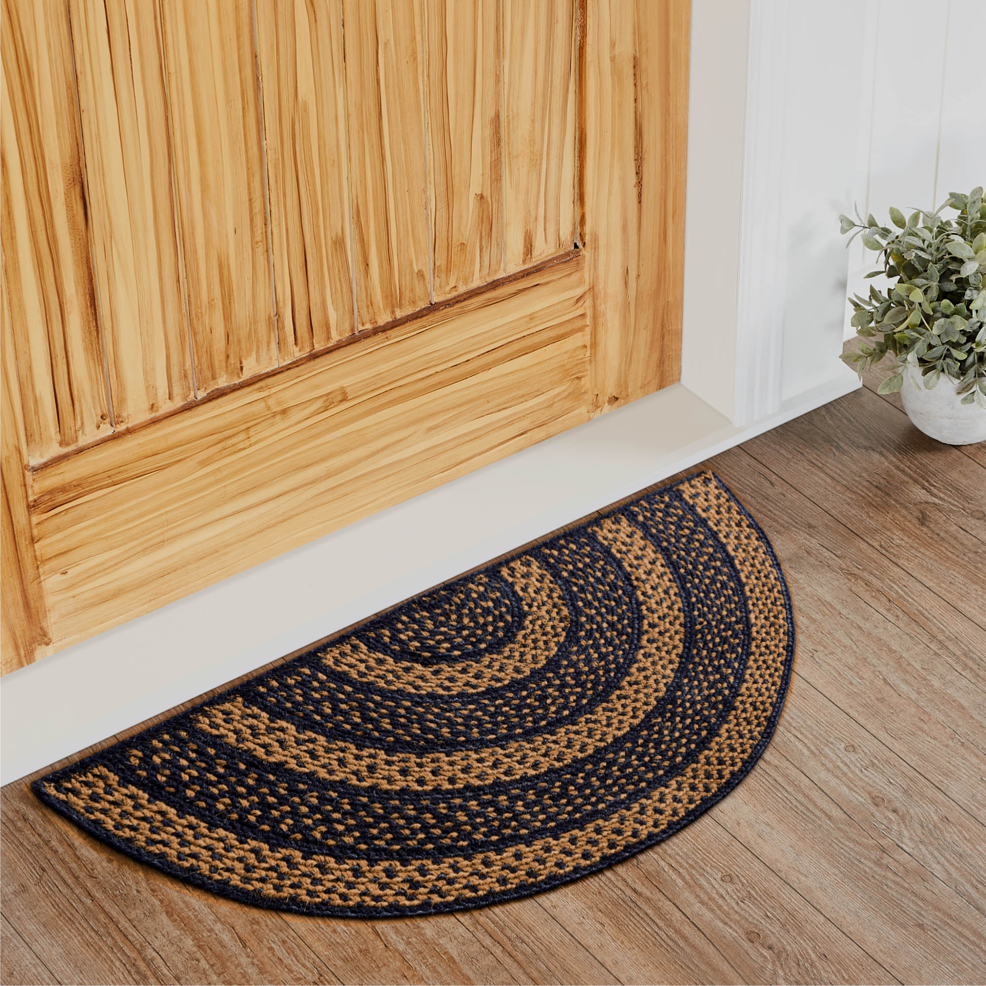 Semicircular Floor Carpet Mat Half Round Entrance Door Rug Non